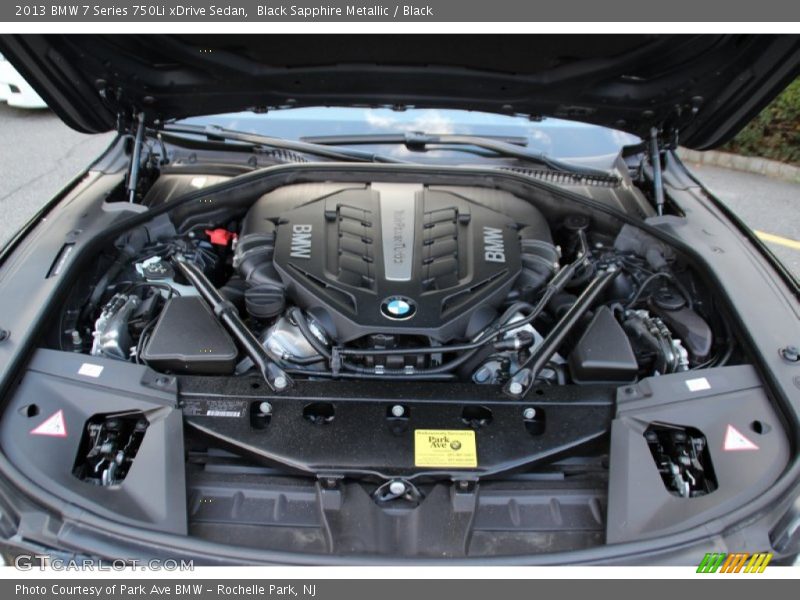 Black Sapphire Metallic / Black 2013 BMW 7 Series 750Li xDrive Sedan