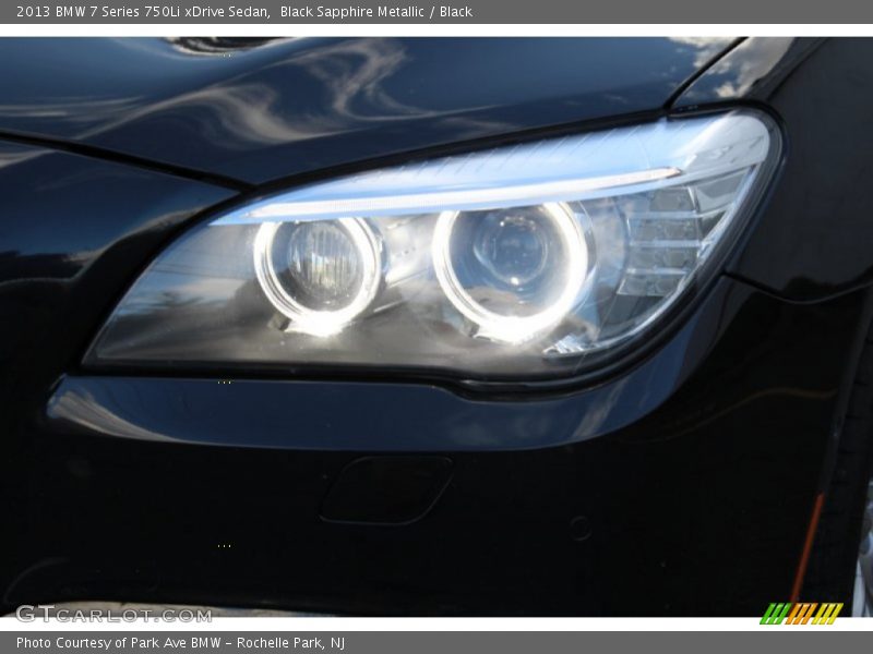 Black Sapphire Metallic / Black 2013 BMW 7 Series 750Li xDrive Sedan
