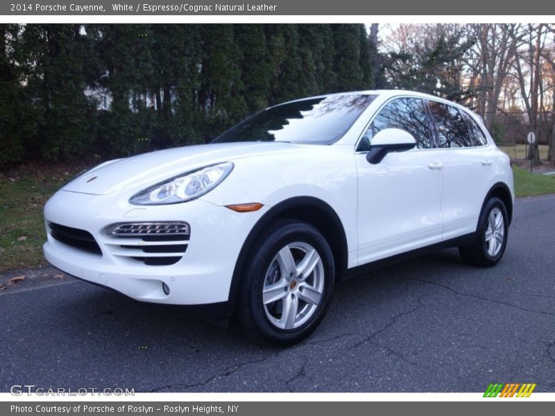 White / Espresso/Cognac Natural Leather 2014 Porsche Cayenne