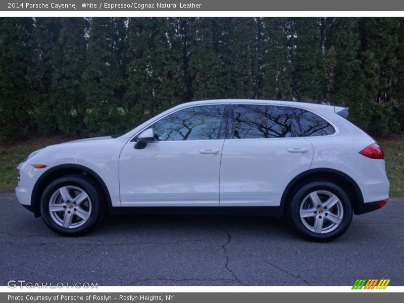 White / Espresso/Cognac Natural Leather 2014 Porsche Cayenne