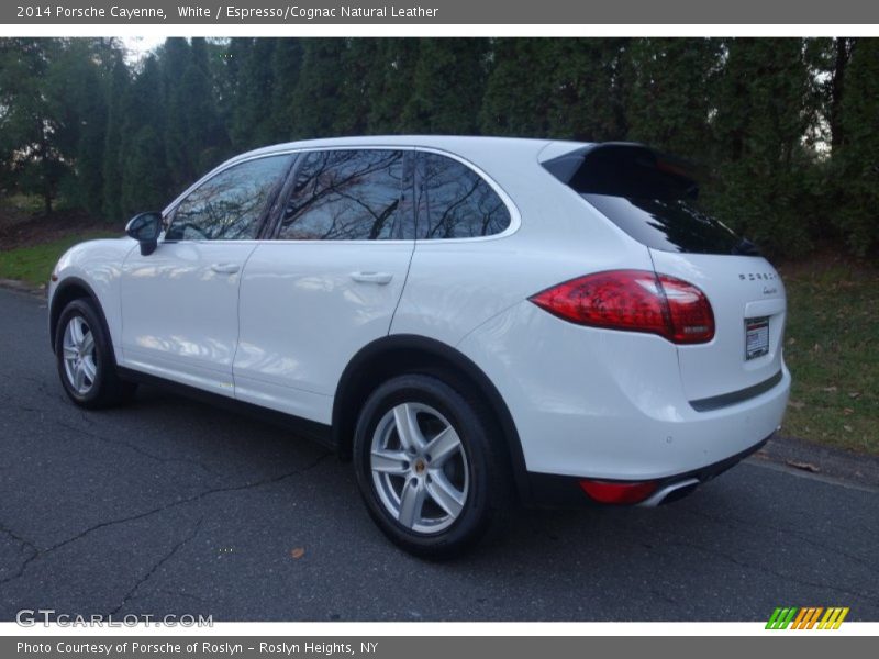 White / Espresso/Cognac Natural Leather 2014 Porsche Cayenne