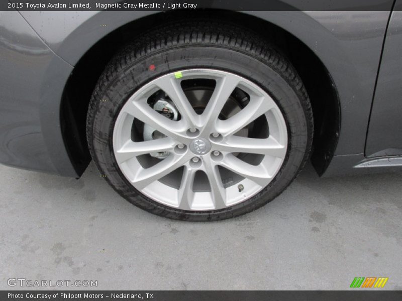 Magnetic Gray Metallic / Light Gray 2015 Toyota Avalon Limited