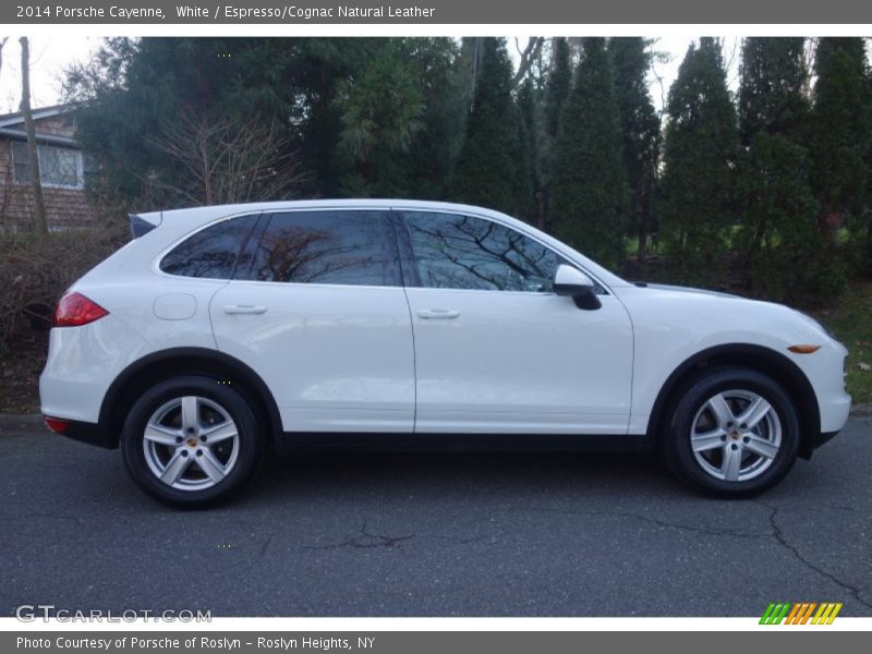 White / Espresso/Cognac Natural Leather 2014 Porsche Cayenne