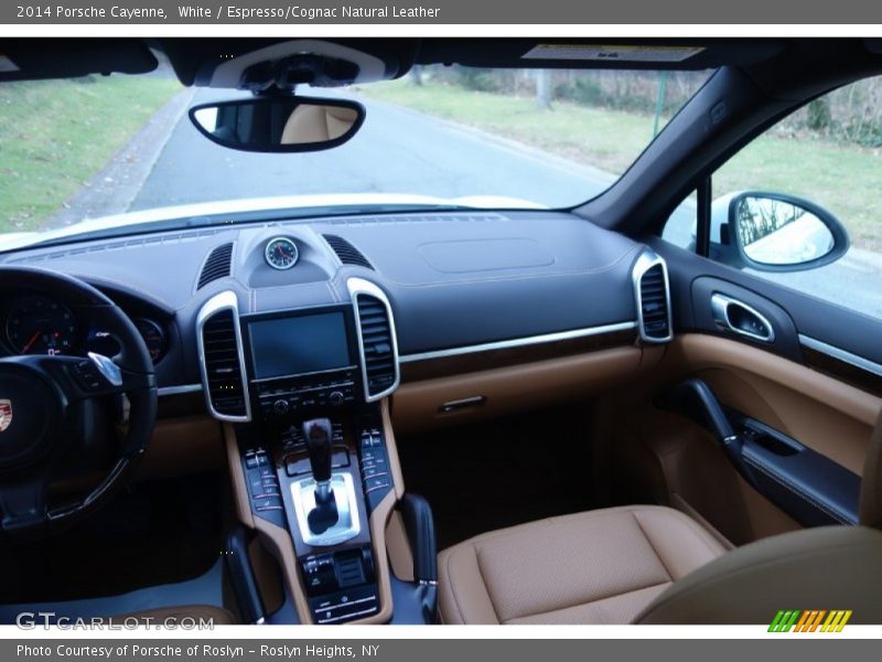 White / Espresso/Cognac Natural Leather 2014 Porsche Cayenne