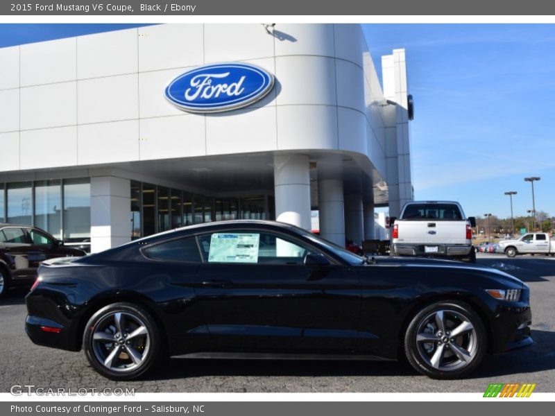 Black / Ebony 2015 Ford Mustang V6 Coupe