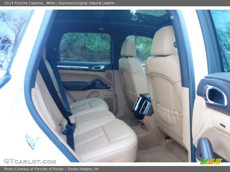 White / Espresso/Cognac Natural Leather 2014 Porsche Cayenne