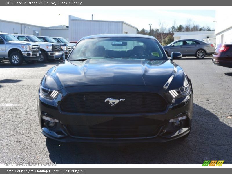 Black / Ebony 2015 Ford Mustang V6 Coupe