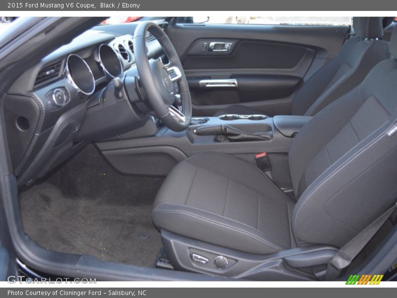 Black / Ebony 2015 Ford Mustang V6 Coupe
