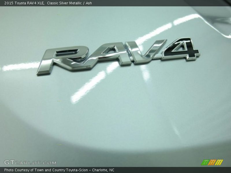 Classic Silver Metallic / Ash 2015 Toyota RAV4 XLE
