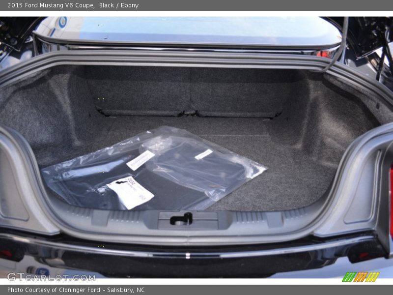 Black / Ebony 2015 Ford Mustang V6 Coupe