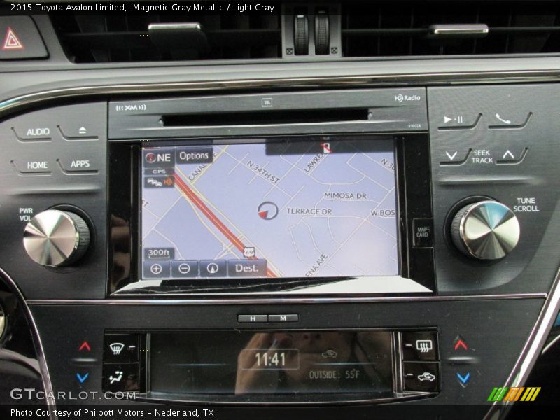 Magnetic Gray Metallic / Light Gray 2015 Toyota Avalon Limited