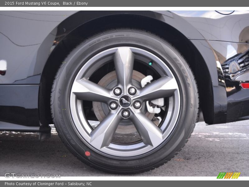 Black / Ebony 2015 Ford Mustang V6 Coupe