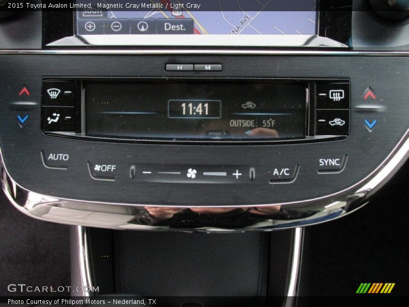 Magnetic Gray Metallic / Light Gray 2015 Toyota Avalon Limited
