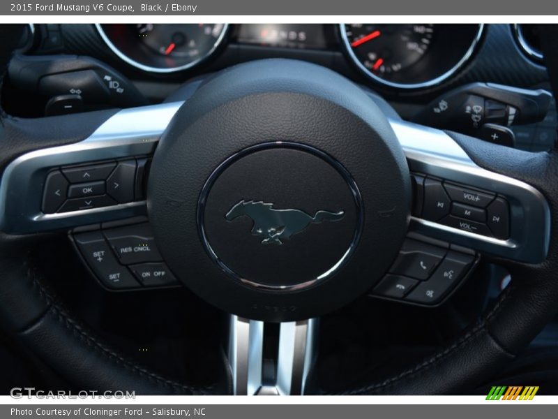 Black / Ebony 2015 Ford Mustang V6 Coupe