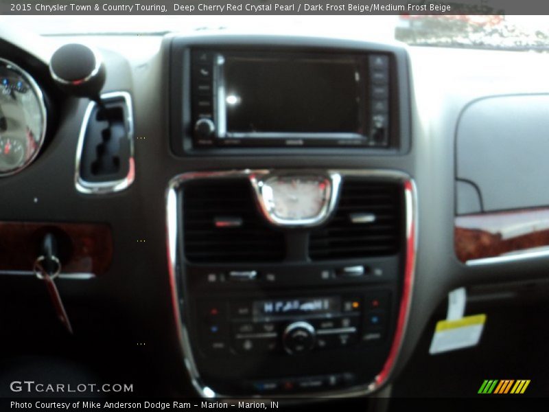 Deep Cherry Red Crystal Pearl / Dark Frost Beige/Medium Frost Beige 2015 Chrysler Town & Country Touring