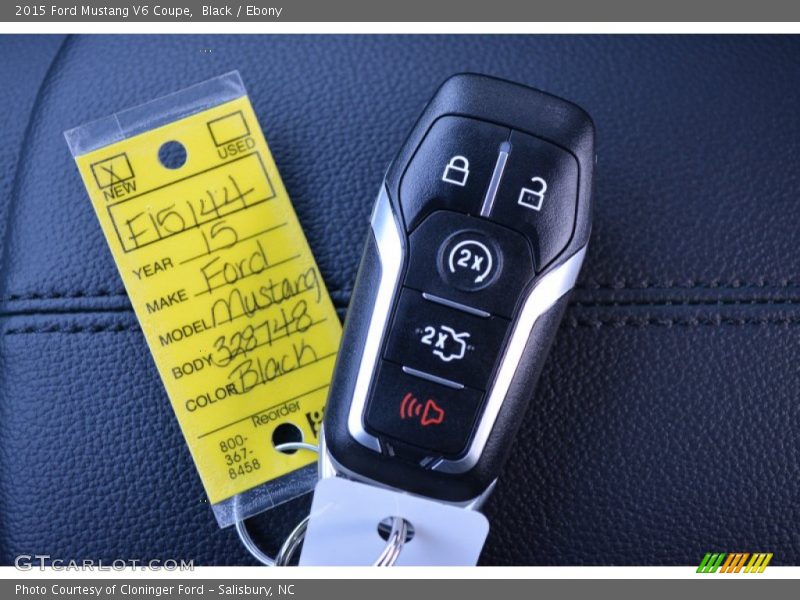 Black / Ebony 2015 Ford Mustang V6 Coupe