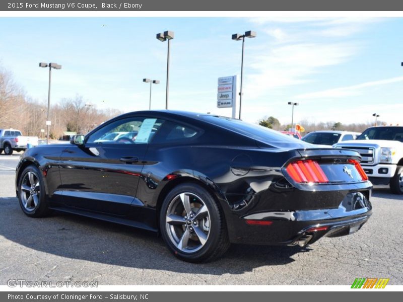 Black / Ebony 2015 Ford Mustang V6 Coupe