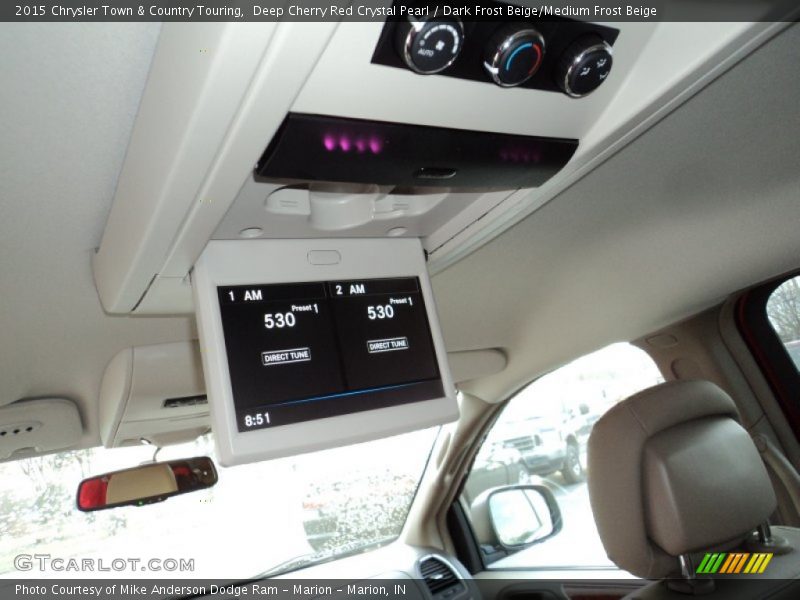 Deep Cherry Red Crystal Pearl / Dark Frost Beige/Medium Frost Beige 2015 Chrysler Town & Country Touring