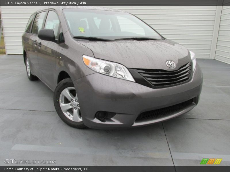 Predawn Gray Mica / Ash 2015 Toyota Sienna L