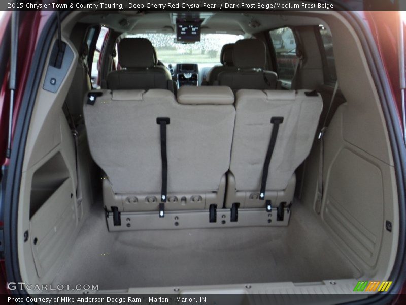 Deep Cherry Red Crystal Pearl / Dark Frost Beige/Medium Frost Beige 2015 Chrysler Town & Country Touring