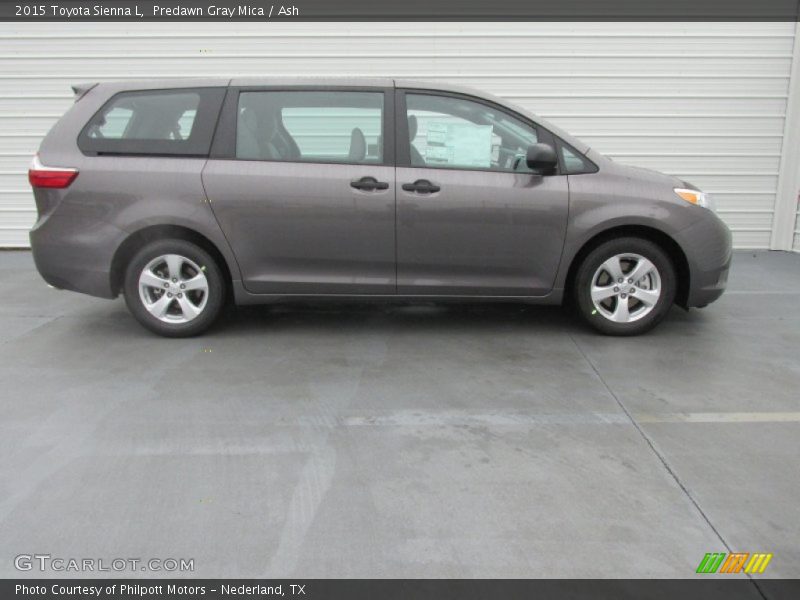  2015 Sienna L Predawn Gray Mica
