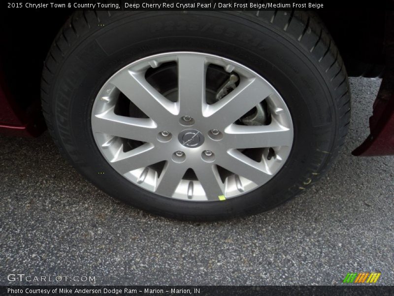 Deep Cherry Red Crystal Pearl / Dark Frost Beige/Medium Frost Beige 2015 Chrysler Town & Country Touring