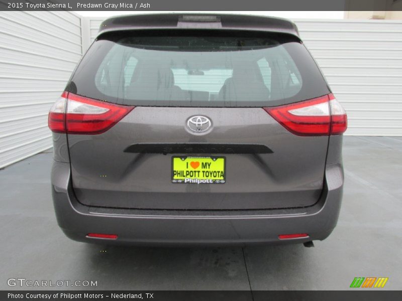 Predawn Gray Mica / Ash 2015 Toyota Sienna L