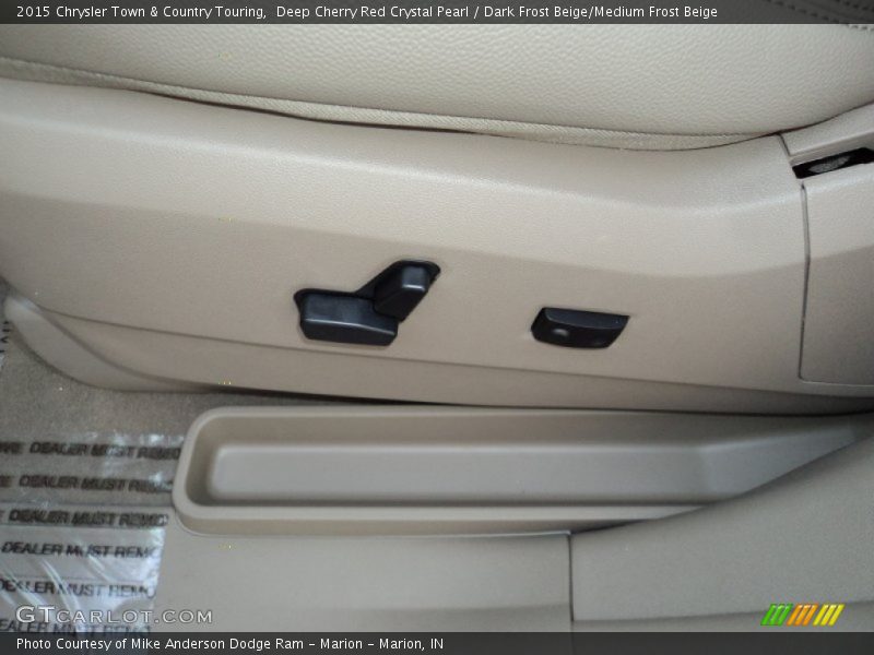 Deep Cherry Red Crystal Pearl / Dark Frost Beige/Medium Frost Beige 2015 Chrysler Town & Country Touring