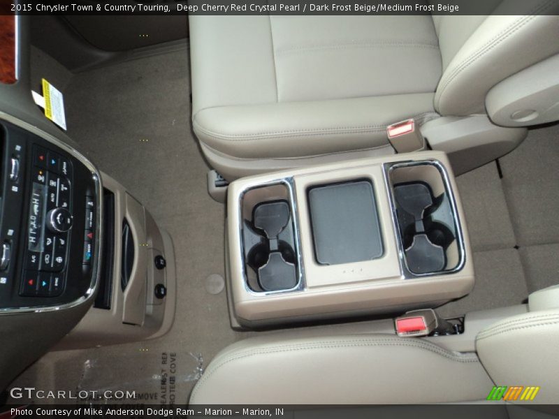 Deep Cherry Red Crystal Pearl / Dark Frost Beige/Medium Frost Beige 2015 Chrysler Town & Country Touring