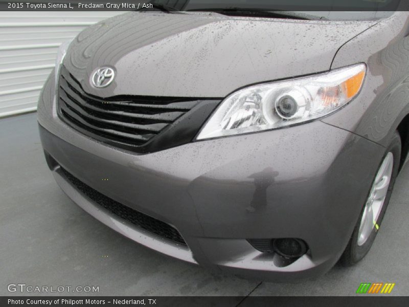 Predawn Gray Mica / Ash 2015 Toyota Sienna L