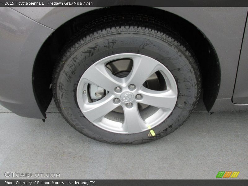  2015 Sienna L Wheel