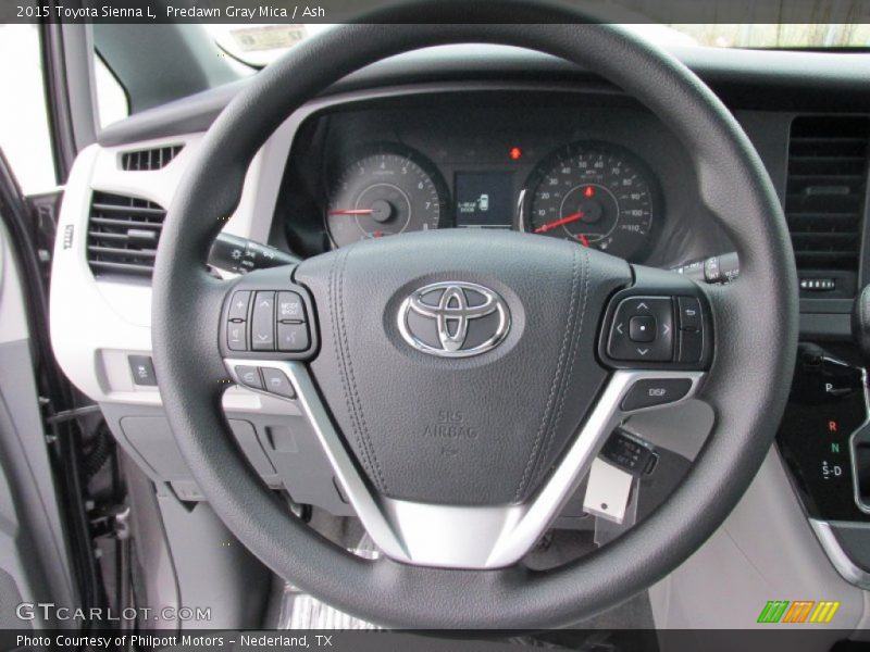  2015 Sienna L Steering Wheel