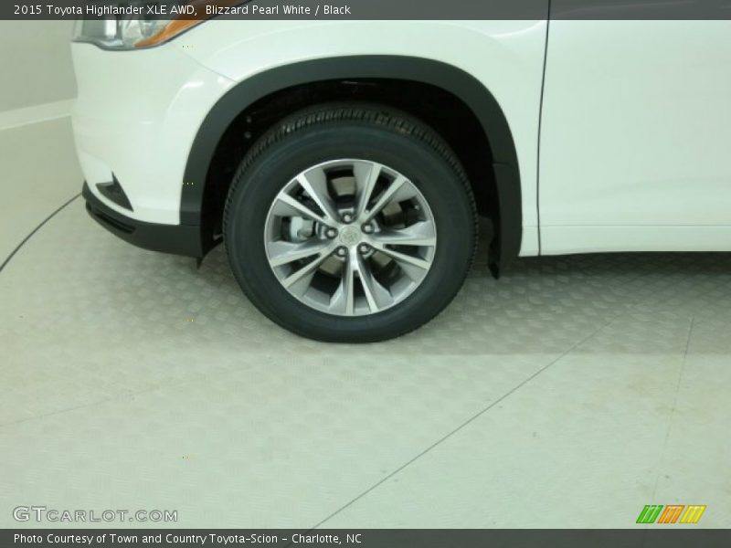 Blizzard Pearl White / Black 2015 Toyota Highlander XLE AWD