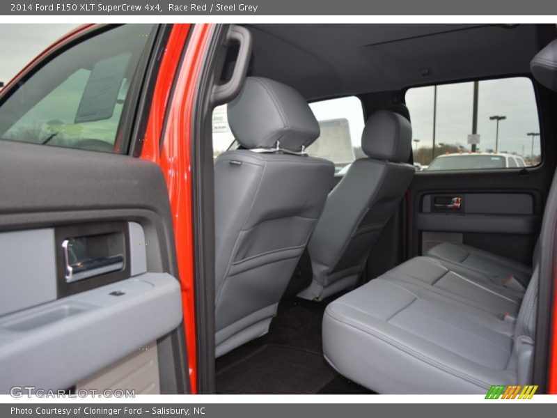 Rear Seat of 2014 F150 XLT SuperCrew 4x4