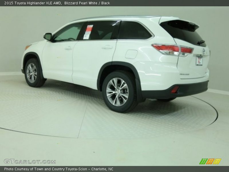 Blizzard Pearl White / Black 2015 Toyota Highlander XLE AWD