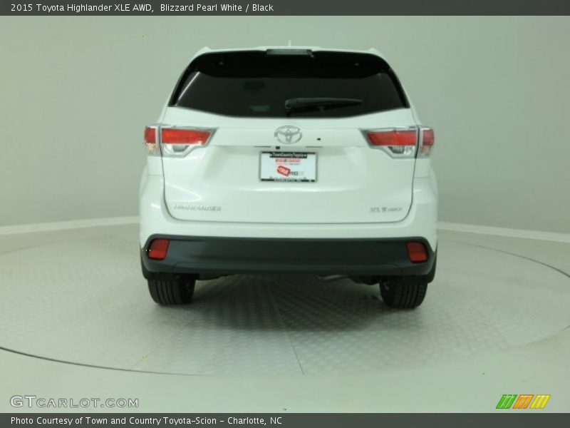 Blizzard Pearl White / Black 2015 Toyota Highlander XLE AWD