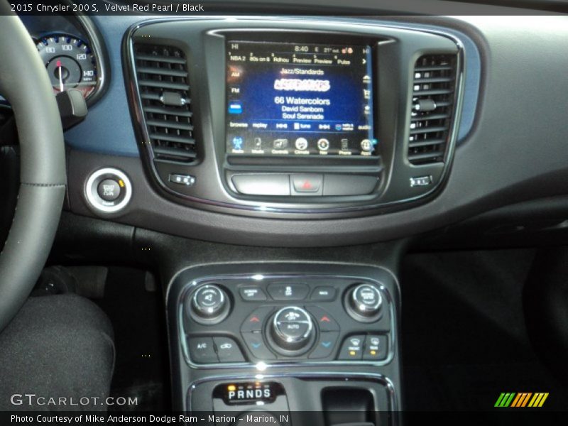 Velvet Red Pearl / Black 2015 Chrysler 200 S