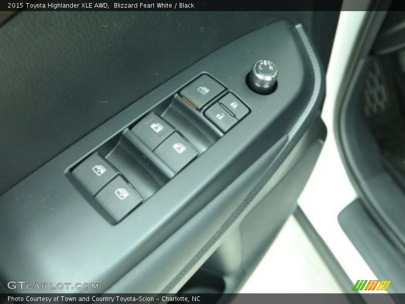 Blizzard Pearl White / Black 2015 Toyota Highlander XLE AWD
