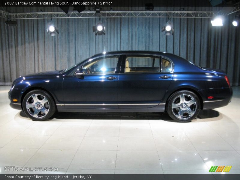 Dark Sapphire / Saffron 2007 Bentley Continental Flying Spur