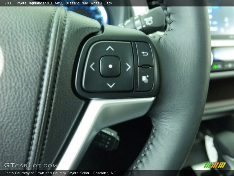Blizzard Pearl White / Black 2015 Toyota Highlander XLE AWD