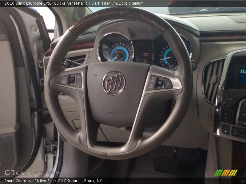 Quicksilver Metallic / Dark Titanium/Light Titanium 2010 Buick LaCrosse CXS