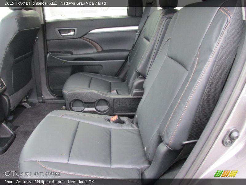 Predawn Gray Mica / Black 2015 Toyota Highlander XLE