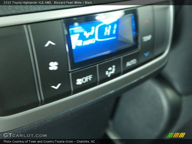 Blizzard Pearl White / Black 2015 Toyota Highlander XLE AWD