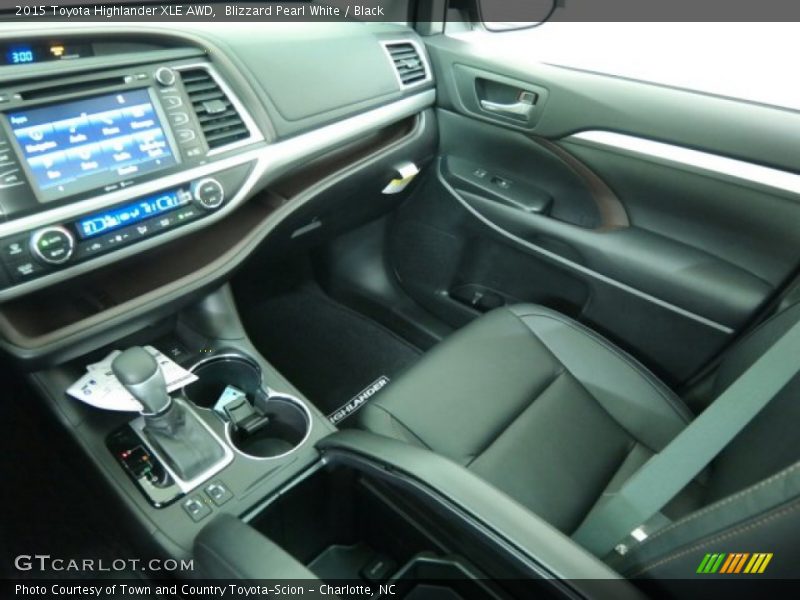 Blizzard Pearl White / Black 2015 Toyota Highlander XLE AWD