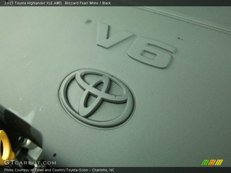 Blizzard Pearl White / Black 2015 Toyota Highlander XLE AWD