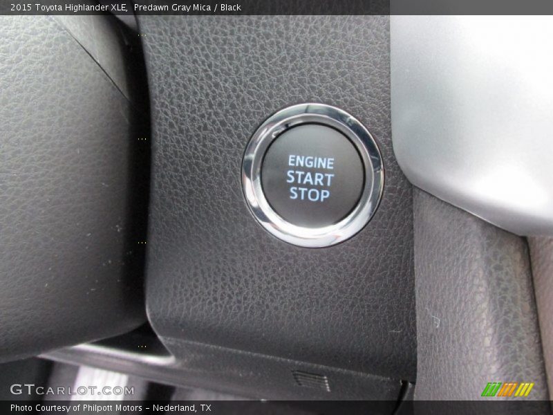 Predawn Gray Mica / Black 2015 Toyota Highlander XLE