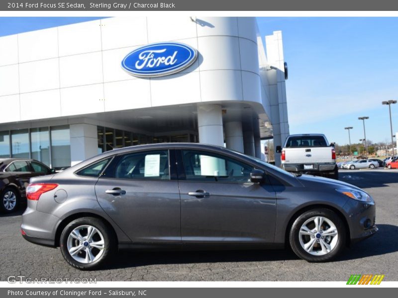 Sterling Gray / Charcoal Black 2014 Ford Focus SE Sedan