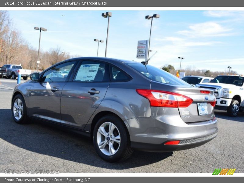 Sterling Gray / Charcoal Black 2014 Ford Focus SE Sedan