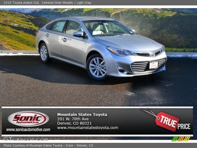 Celestial Silver Metallic / Light Gray 2015 Toyota Avalon XLE