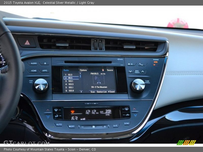 Celestial Silver Metallic / Light Gray 2015 Toyota Avalon XLE